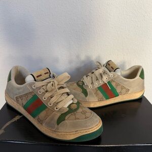 Gucci GG Screener Web Sneakers Size 41